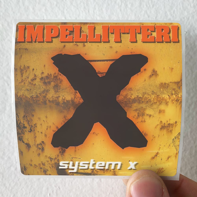 Impellitteri System X 1 Album Cover Sticker