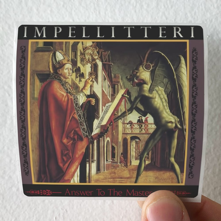 Impellitteri Answer To The Master Album Cover Sticker