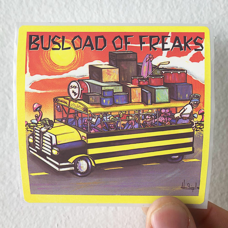 Infectious Grooves Busload Of Freaks Album Cover Sticker