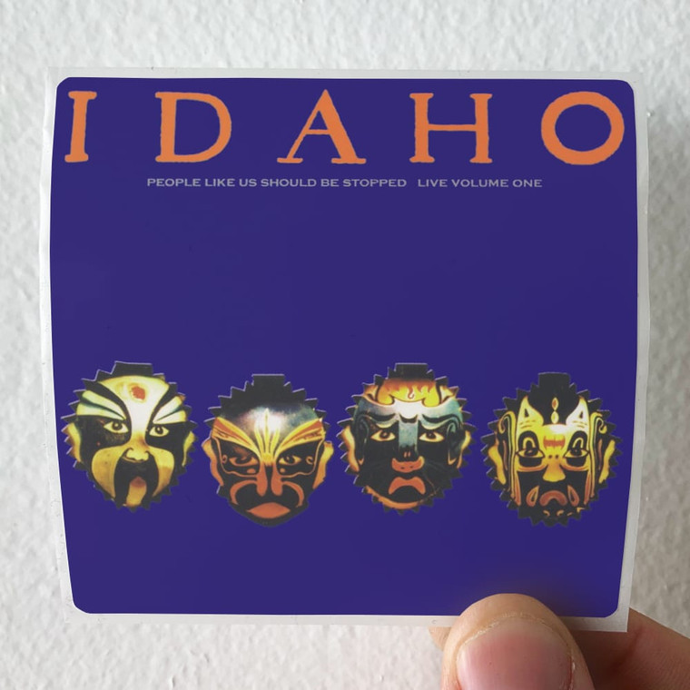 Idaho People Like Us Should Be Stopped Volume One Album Cover Sticker
