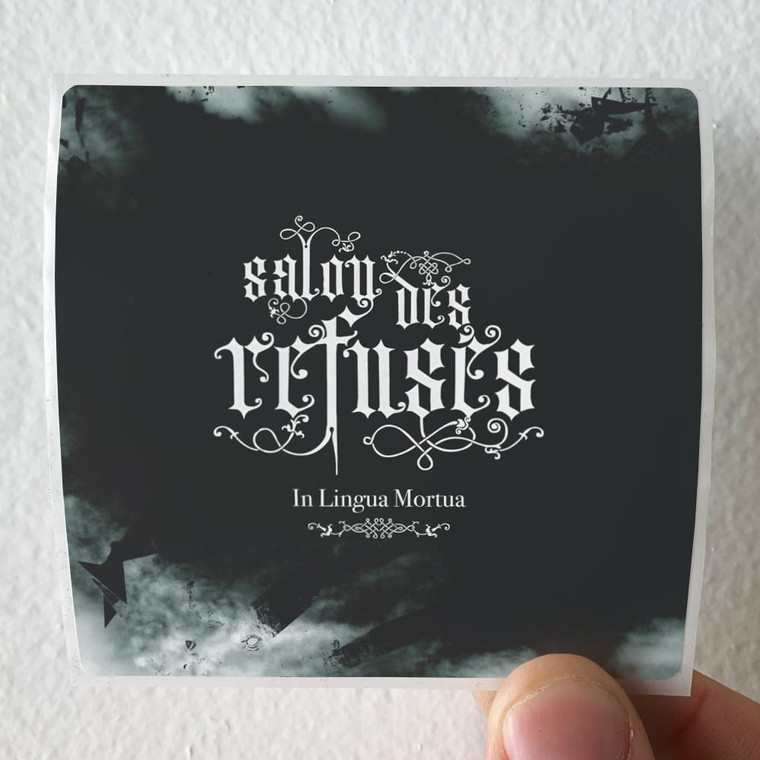 In Lingua Mortua Salon Des Refuss Album Cover Sticker