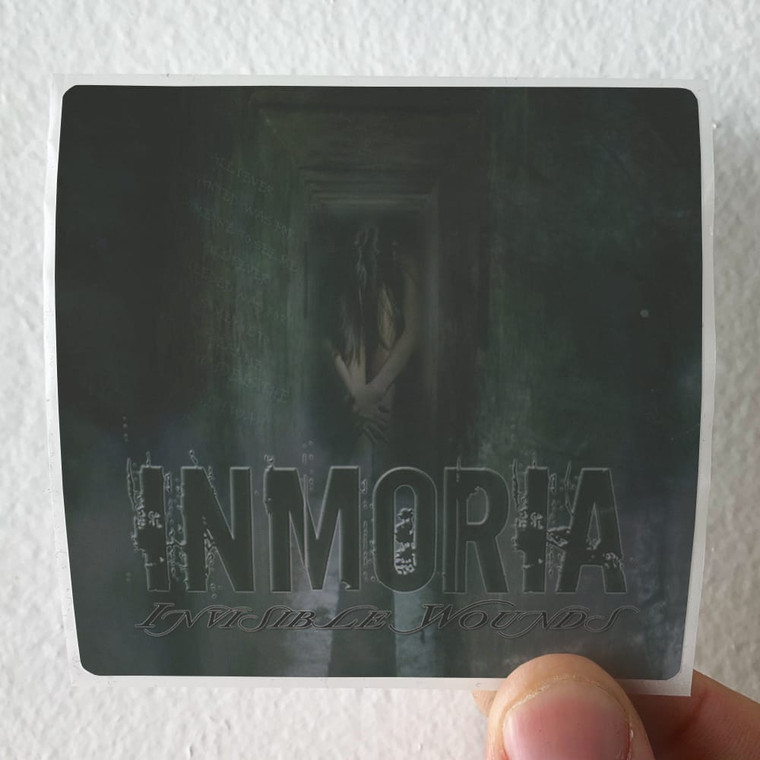 Inmoria Invisible Wounds Album Cover Sticker