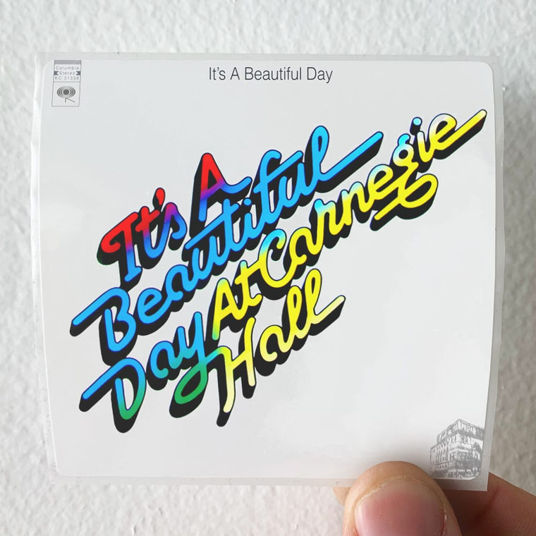 Its a Beautiful Day Its A Beautiful Day At Carnegie Hall Album Cover Sticker