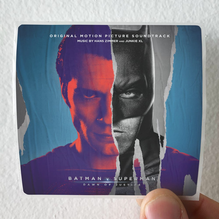 Junkie XL Batman V Superman Dawn Of Justice 1 Album Cover Sticker