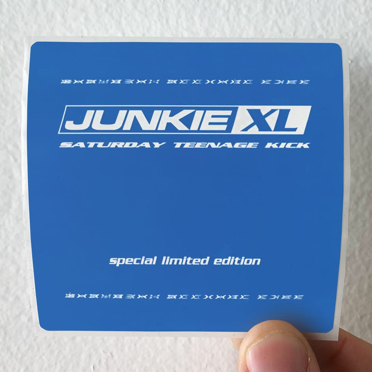 Junkie XL Saturday Teenage Kick 1 Album Cover Sticker