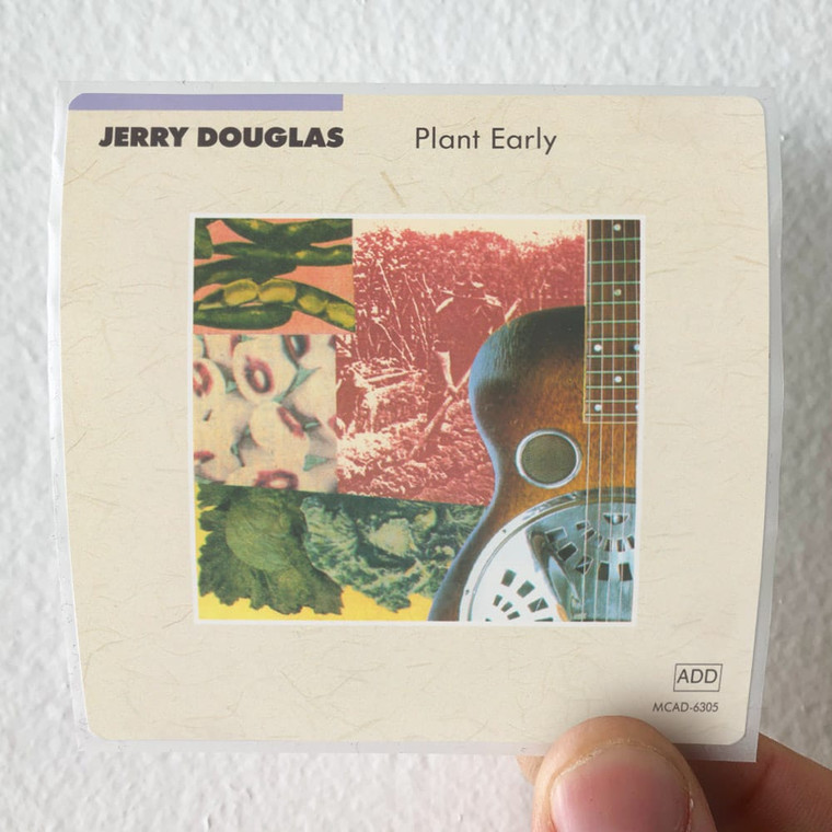 Jerry Douglas Plant Early Album Cover Sticker
