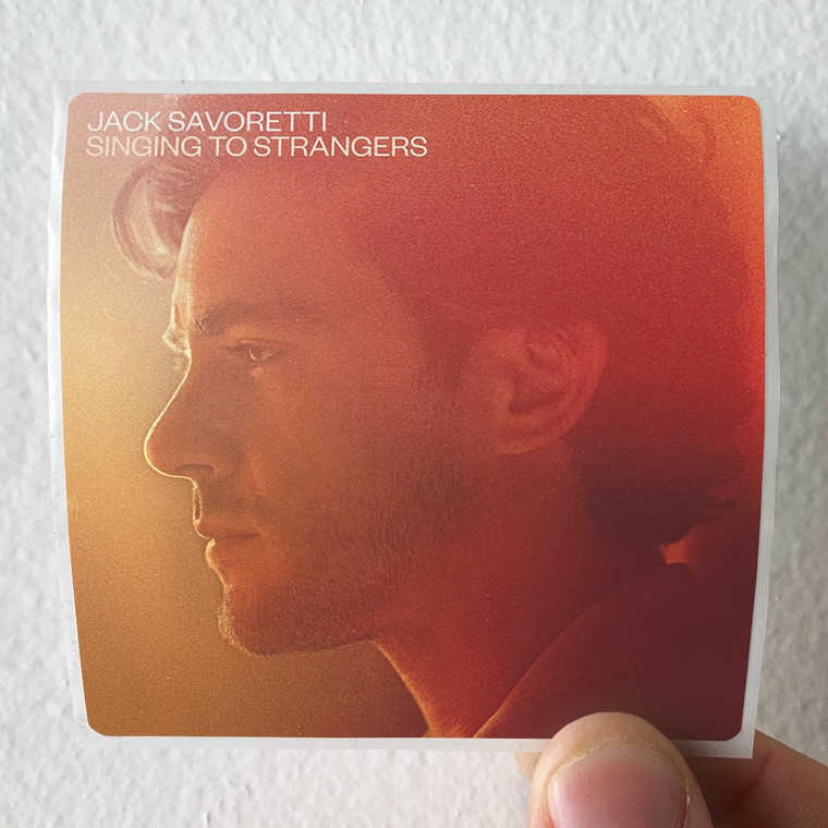 Jack Savoretti Singing To Strangers Album Cover Sticker