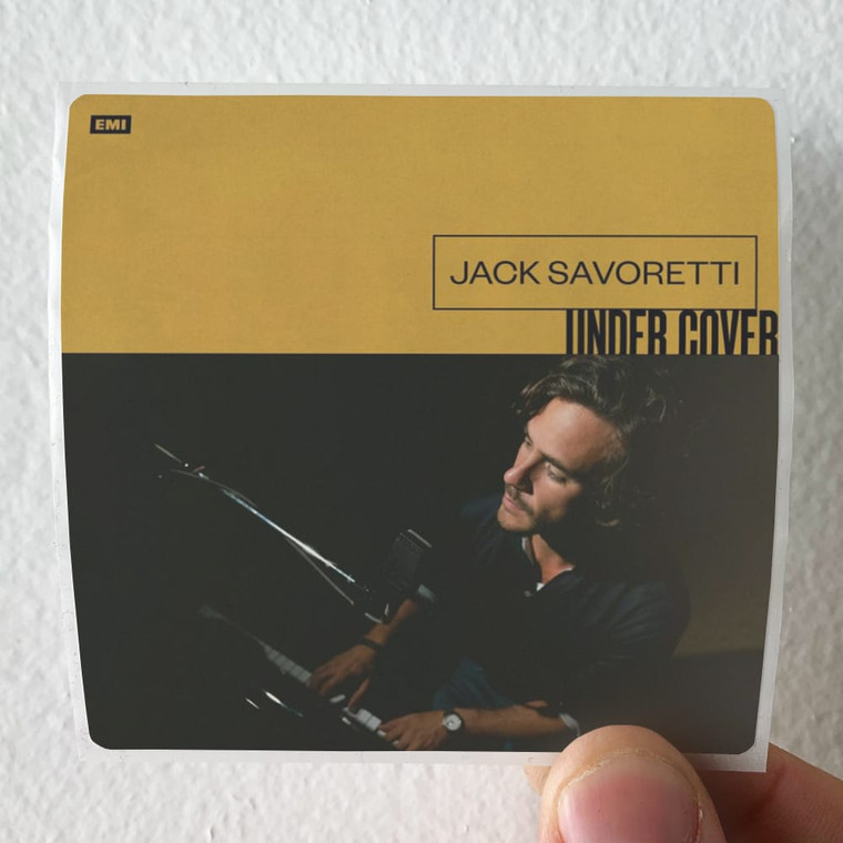 Jack Savoretti Under Cover Album Cover Sticker