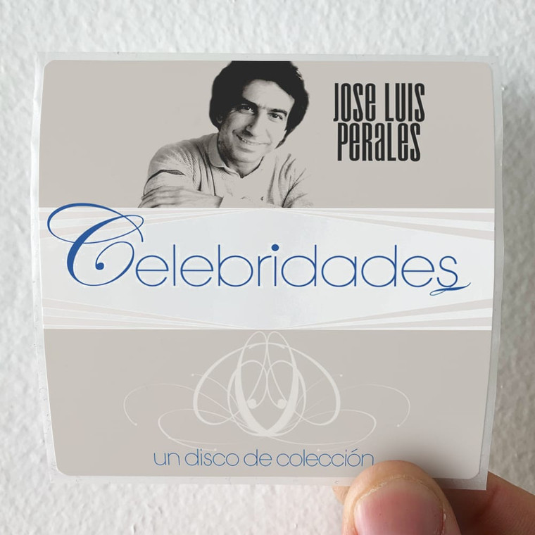 Jose Luis Perales Celebridades Album Cover Sticker