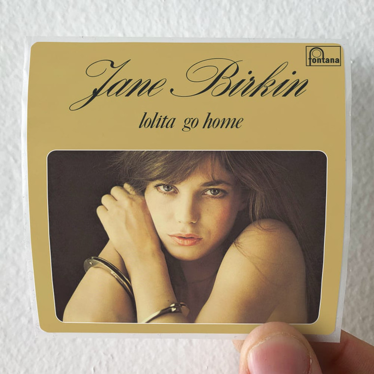 Jane Birkin Lolita Go Home Album Cover Sticker