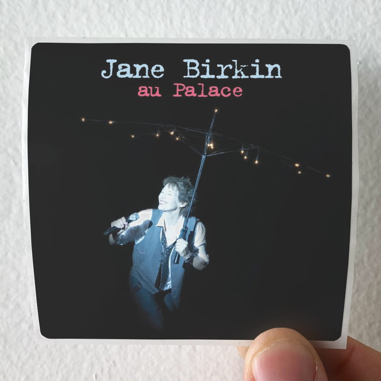 Jane Birkin Au Palace Album Cover Sticker