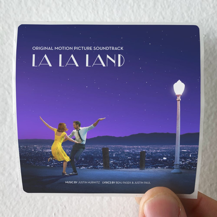 Justin Hurwitz La La Land Original Motion Picture Soundtrack Album Cover Sticker