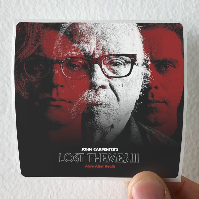 John Carpenter Lost Themes Iii Alive After Death Album Cover Sticker