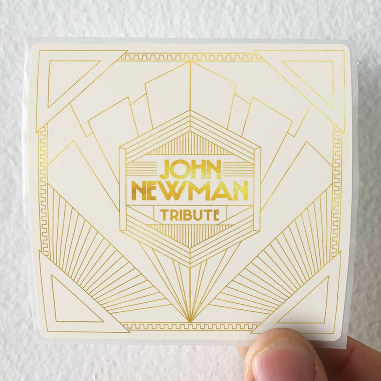 John Newman Tribute Album Cover Sticker