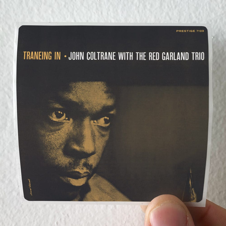 John Coltrane Traneing In Album Cover Sticker