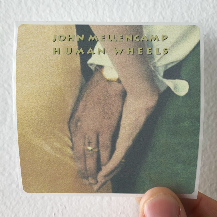 John Mellencamp Human Wheels Album Cover Sticker