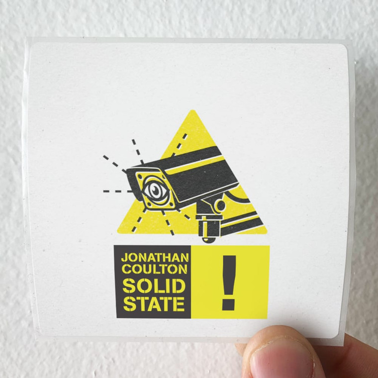 Jonathan Coulton Solid State Album Cover Sticker