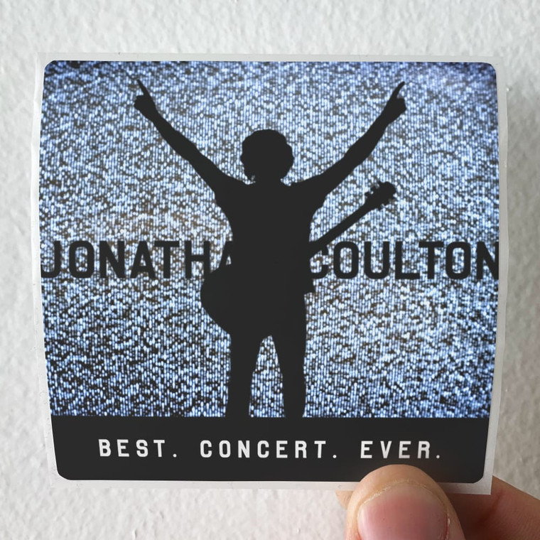 Jonathan Coulton Best Concert Ever Album Cover Sticker