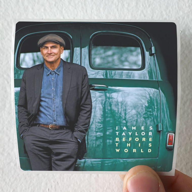 James Taylor Before This World Album Cover Sticker