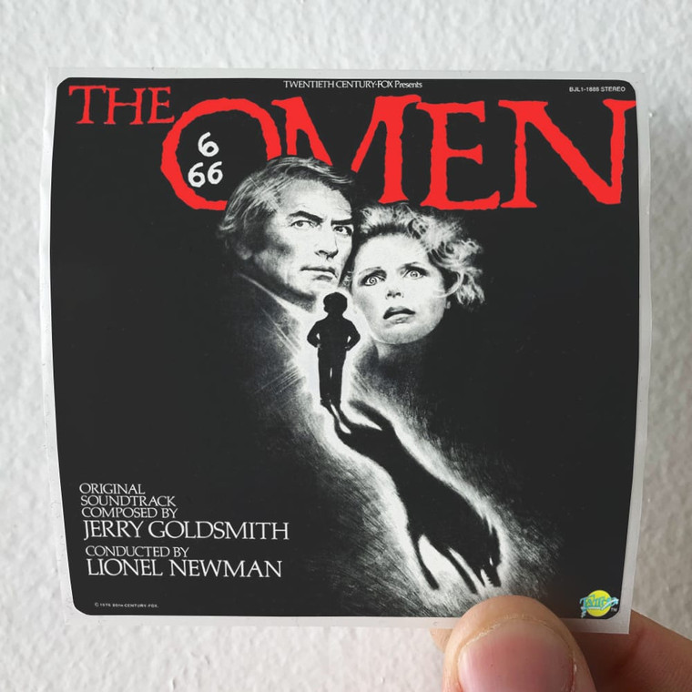 Jerry Goldsmith The Omen 1 Album Cover Sticker