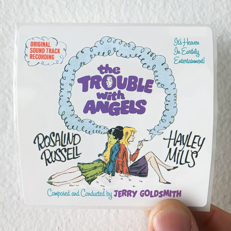 Jerry Goldsmith The Trouble With Angels 1 Album Cover Sticker