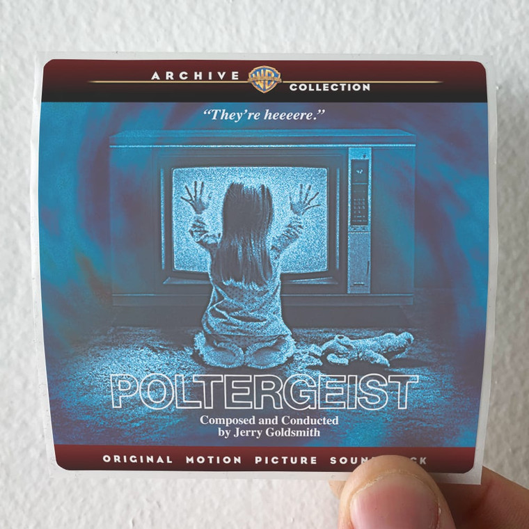 Jerry Goldsmith Poltergeist 1 Album Cover Sticker