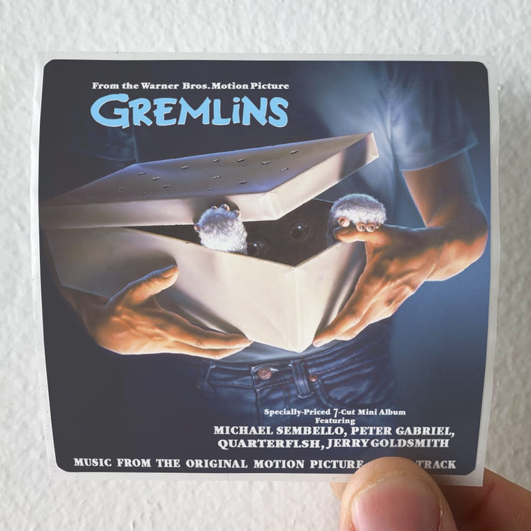 Jerry Goldsmith Gremlins Album Cover Sticker