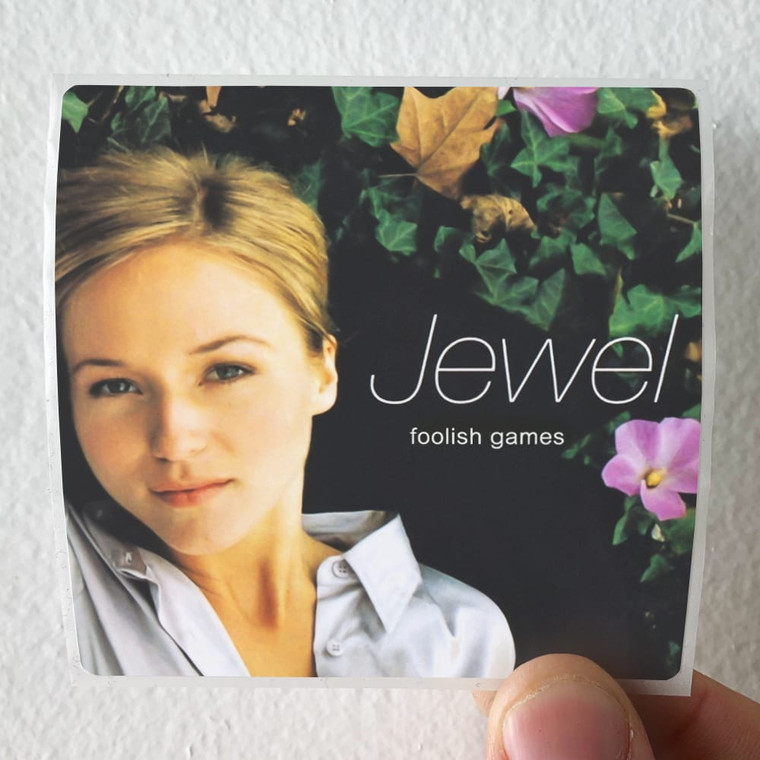 Jewel Foolish Games Album Cover Sticker