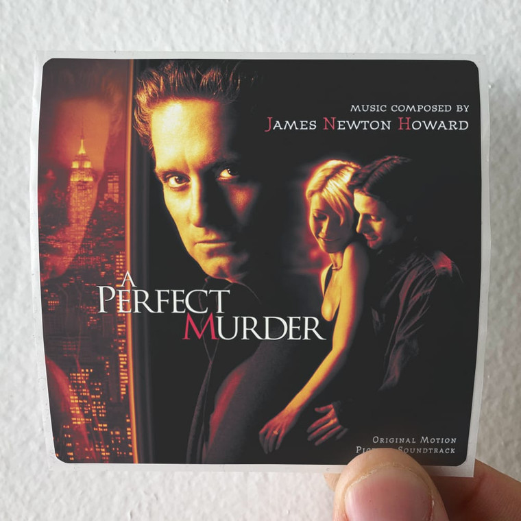 James Newton Howard A Perfect Murder Album Cover Sticker