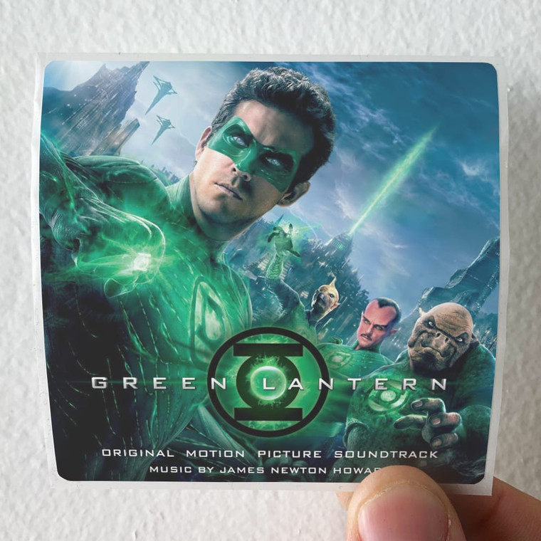 James Newton Howard Green Lantern Album Cover Sticker