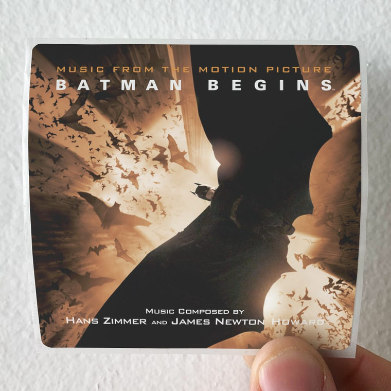 James Newton Howard Batman Begins Album Cover Sticker