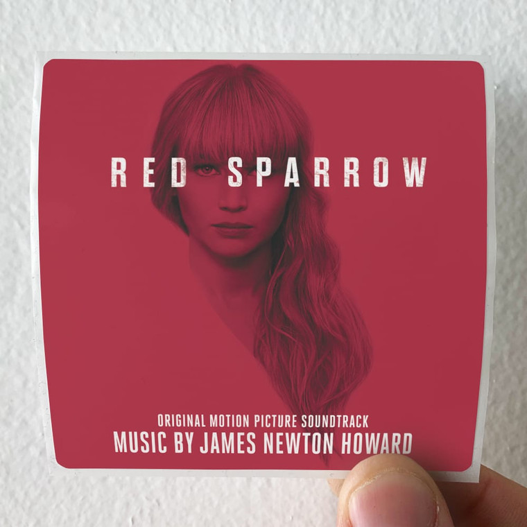 James Newton Howard Red Sparrow Album Cover Sticker James Newton Howard Red Sparrow Album Cover Sticker
