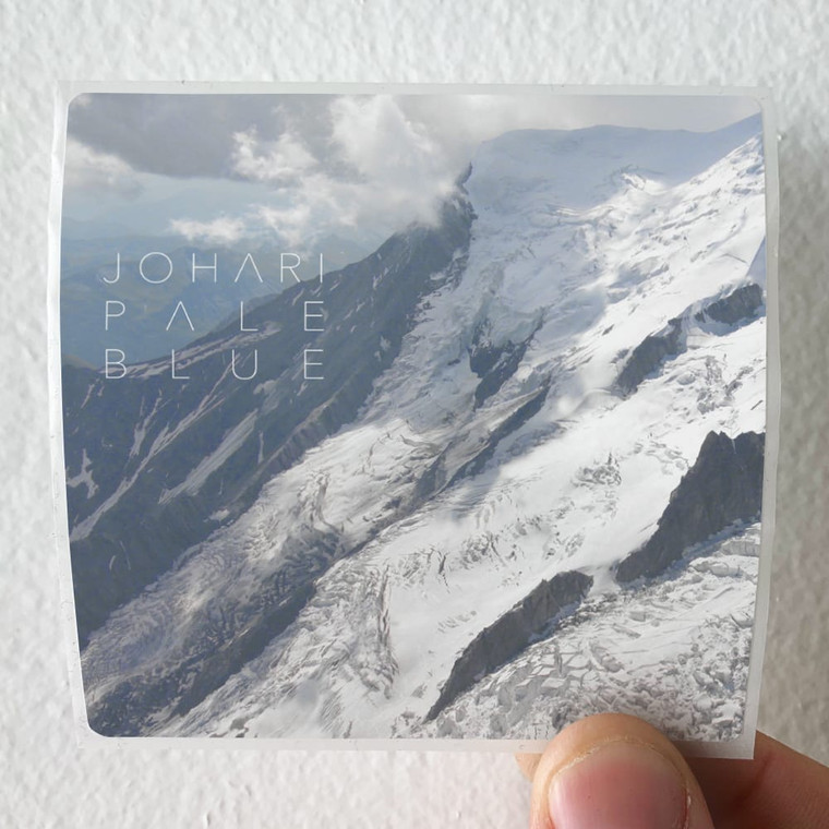 Johari Pale Blue Album Cover Sticker