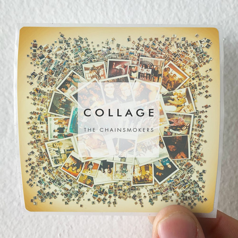 The Chainsmokers Collage Album Cover Sticker