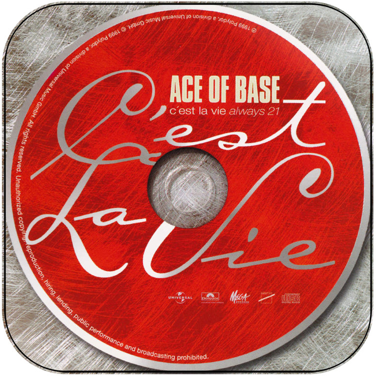 Ace of Base Cest La Vie Always 21 Album Cover Sticker Album Cover Sticker