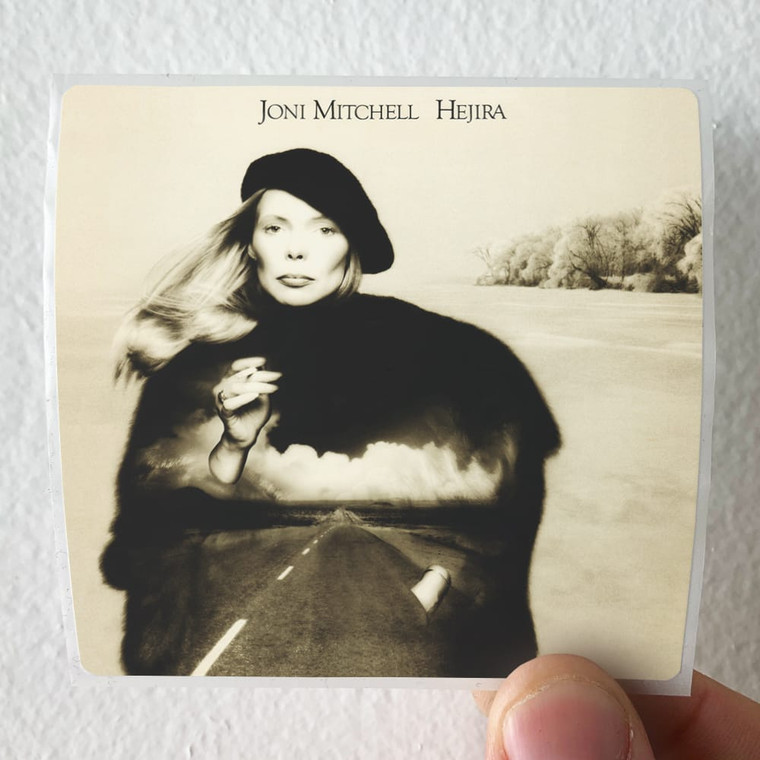 Joni Mitchell Hejira Album Cover Sticker