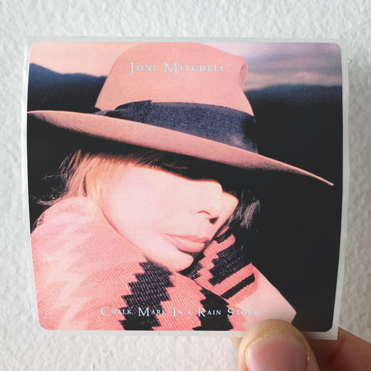 Joni Mitchell Chalk Mark In A Rain Storm Album Cover Sticker