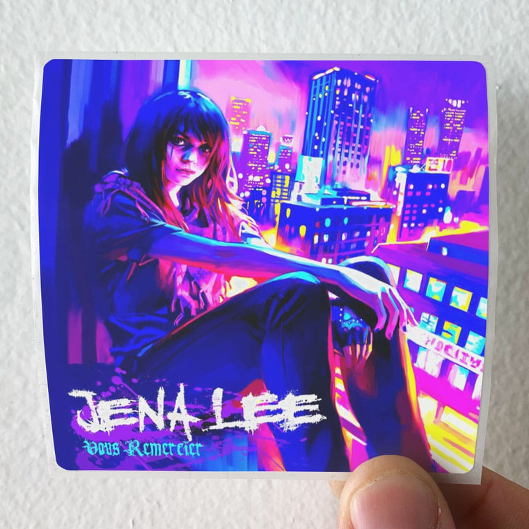 Jena Lee Vous Remercier Album Cover Sticker