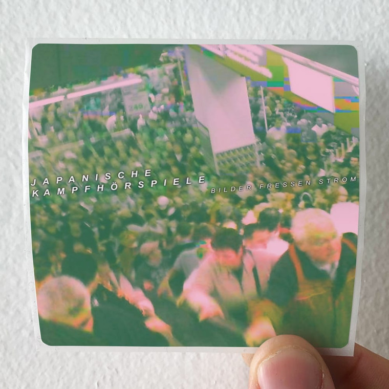 Japanische Kampfhorspiele Bilder Fressen Strom Album Cover Sticker
