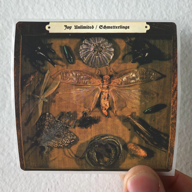 Joy Unlimited Schmetterlinge Album Cover Sticker