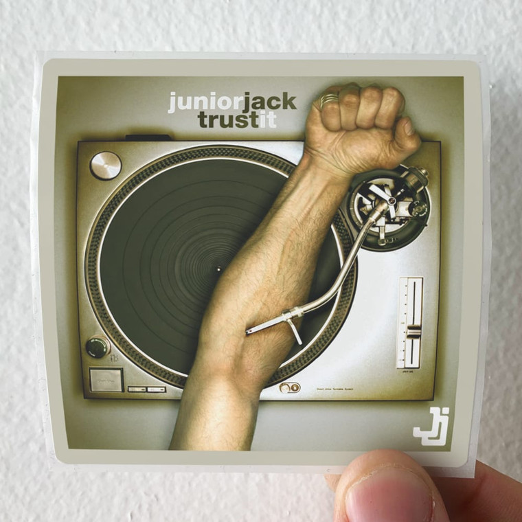Junior Jack Trust It Album Cover Sticker