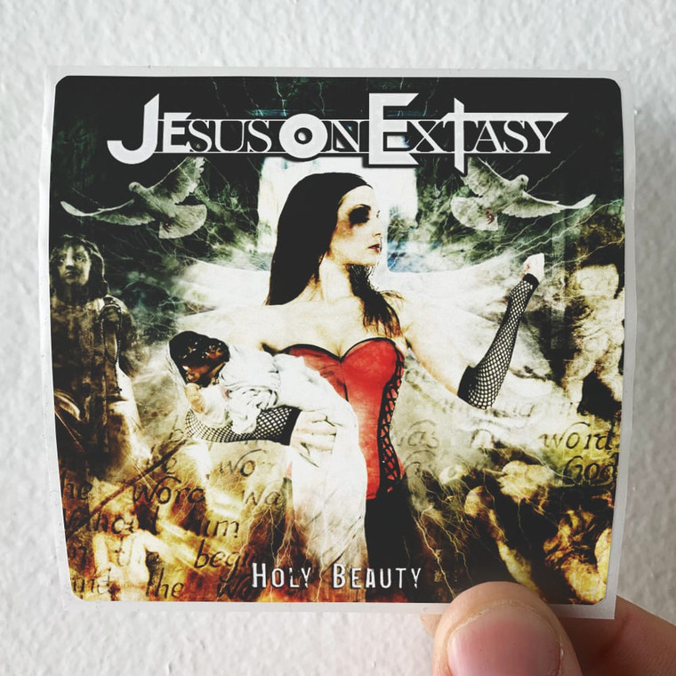 Jesus on Extasy Holy Beauty Album Cover Sticker