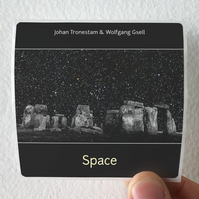 Johan Tronestam Space Album Cover Sticker Johan Tronestam Space Album Cover Sticker