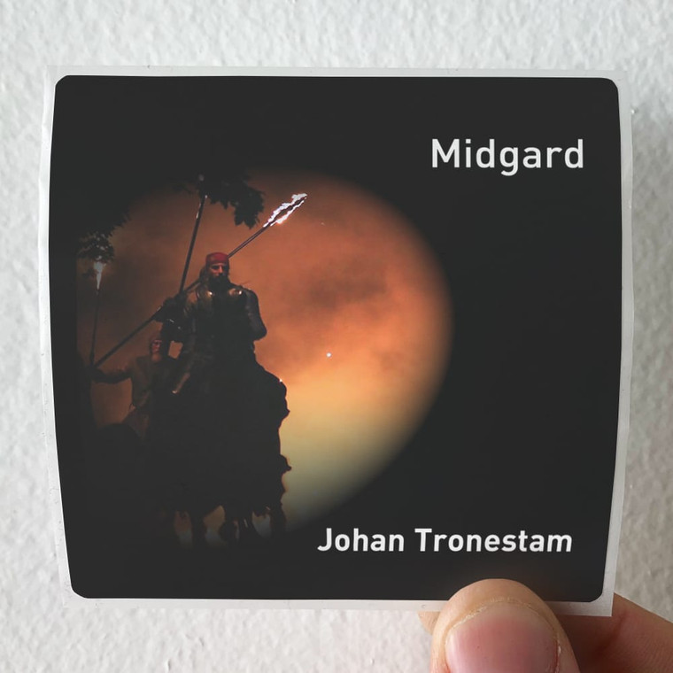 Johan Tronestam Midgard Album Cover Sticker Johan Tronestam Midgard Album Cover Sticker