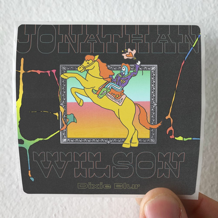 Jonathan Wilson Dixie Blur Album Cover Sticker
