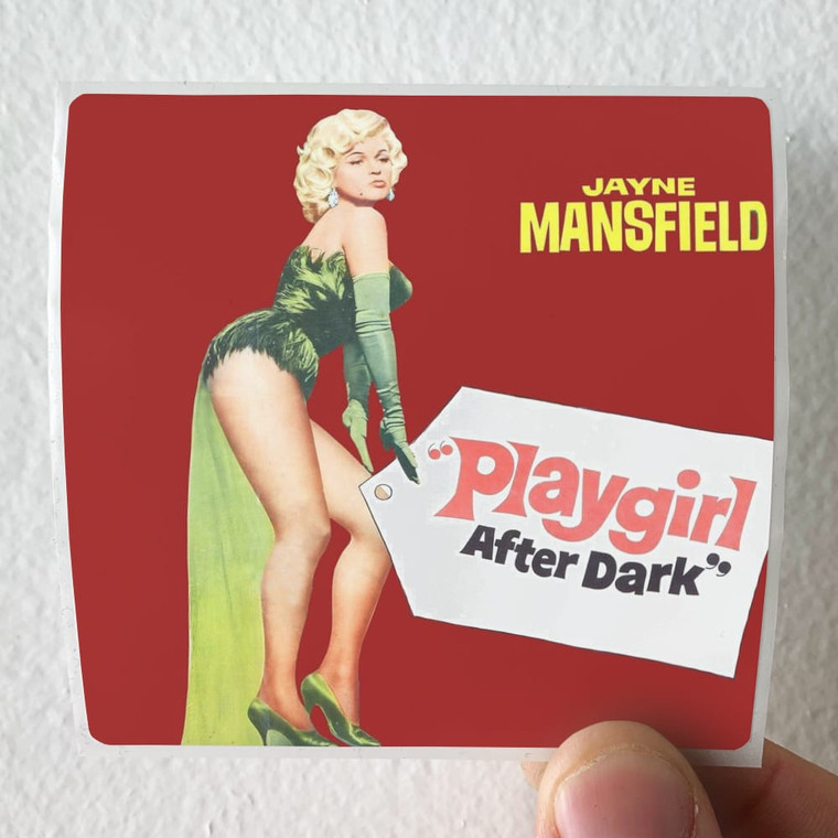 Jayne Mansfield Playgirl After Dark Album Cover Sticker