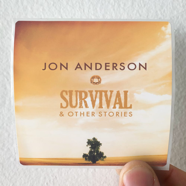 Jon Anderson Survival And Other Stories Album Cover Sticker