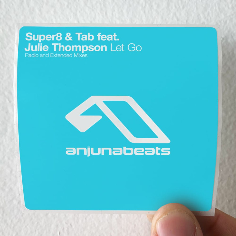 Julie Thompson Let Go Album Cover Sticker
