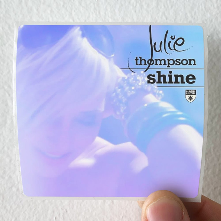 Julie Thompson Shine Album Cover Sticker