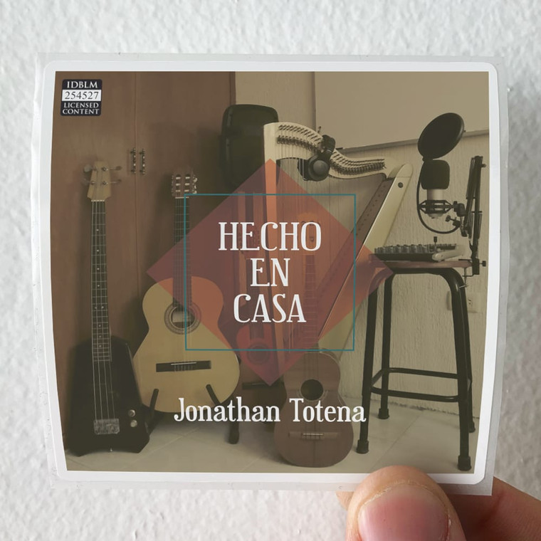 Jonathan Totena Hecho En Casa Album Cover Sticker